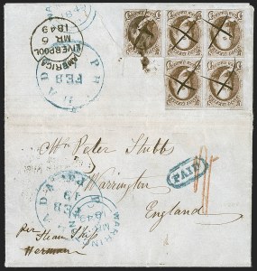 Sale 1244, Lot 28, 1847 Issue (Scott 1-2)