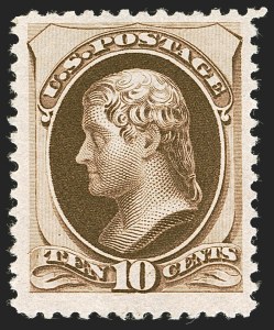 Sale 1244, Lot 284, 1880-83 American Bank Note Co. Soft Paper Special Printing (Scott 192-205C, 211D)