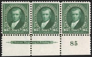 Sale 1244, Lot 373, 1894-95 Bureau Issues (Scott 246-278)