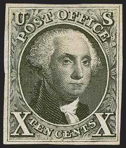 Sale 1244, Lot 38, 1875 Reproduction of 1847 Issue (Scott 3-4)