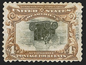 Sale 1244, Lot 383, 1901 Pan-American Issue and Inverts (Scott 294-299)