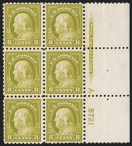 Sale 1244, Lot 434, 1912-17 Issues (Scott 405-480)