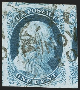 Sale Number 1244, Lot Number 46, 1851-56 Issue (Scott 5-17)