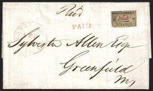 Sale 1244, Lot 5, Postmasters' Provisionals