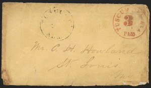 Sale 1244, Lot 520, Confederate States, Postmasters' Provisionals