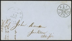 Sale 1244, Lot 525, Confederate States, Postmasters' Provisionals