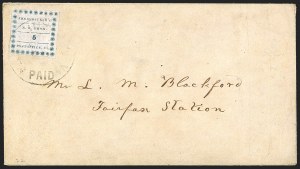 Sale 1244, Lot 529, Confederate States, Postmasters' Provisionals