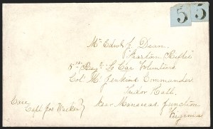 Sale 1244, Lot 533, Confederate States, Postmasters' Provisionals