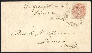 Sale 1244, Lot 539, Confederate States, Postmasters' Provisionals