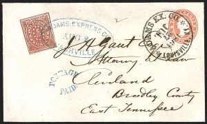 Sale 1244, Lot 541, Confederate States, Postmasters' Provisionals