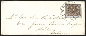 Sale 1244, Lot 546, Confederate States, Postmasters' Provisionals