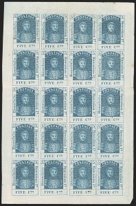 Sale 1244, Lot 581, Hawaii, including Missionary Stamps