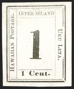 Sale 1244, Lot 590, Hawaii, including Missionary Stamps