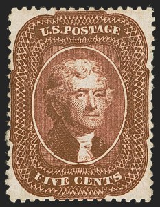 Sale 1244, Lot 75, 1857-60 Issue (Scott 18-39)