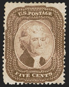 Sale 1244, Lot 77, 1857-60 Issue (Scott 18-39)