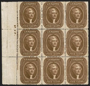 Sale 1244, Lot 81, 1857-60 Issue (Scott 18-39)