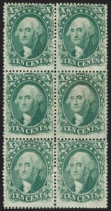 Sale 1244, Lot 82, 1857-60 Issue (Scott 18-39)
