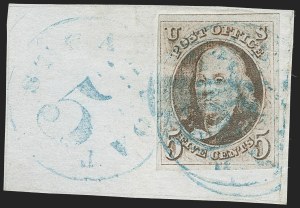 Sale 1245, Lot 1011, 1847 Issue (Scott 1-2)