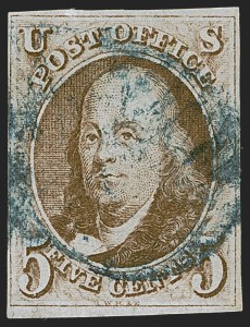 Sale 1245, Lot 1014, 1847 Issue (Scott 1-2)