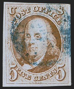 Sale 1245, Lot 1029, 1847 Issue (Scott 1-2)