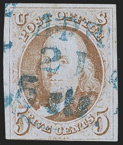 Sale 1245, Lot 1030, 1847 Issue (Scott 1-2)