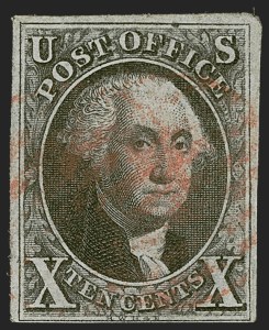 Sale 1245, Lot 1038, 1847 Issue (Scott 1-2)