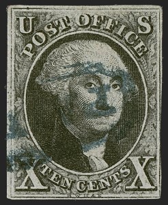 Sale 1245, Lot 1039, 1847 Issue (Scott 1-2)