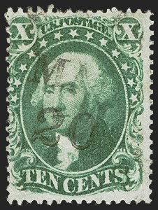 Sale 1245, Lot 1072, 1851-56 Issue (Scott 5-17)