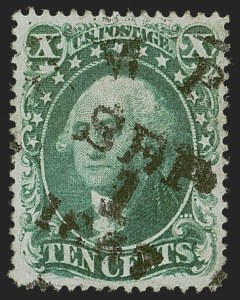 Sale Number 1245, Lot Number 1122, 1857-60 Issue, cont. (Scott 31-39)