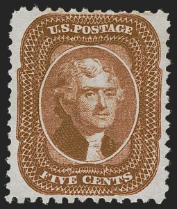 Sale 1245, Lot 1148, 1875 Reprint of 1857-60 Issue (Scott 40-47)