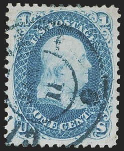 Sale 1245, Lot 1161, 1861-66 Issue (Scott 56-78)