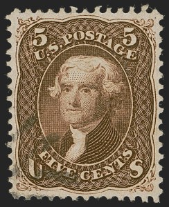 Sale 1245, Lot 1185, 1861-66 Issue (Scott 56-78)