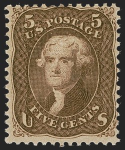 Sale 1245, Lot 1228, 1867-68 Grilled Issue (Scott 79-101)
