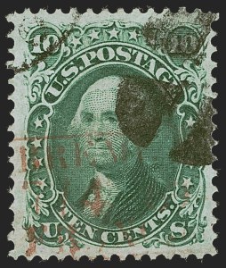 Sale 1245, Lot 1232, 1867-68 Grilled Issue (Scott 79-101)