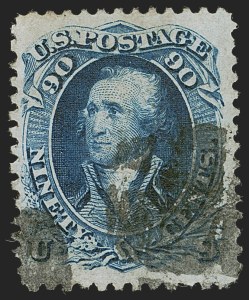 Sale 1245, Lot 1242, 1867-68 Grilled Issue (Scott 79-101)