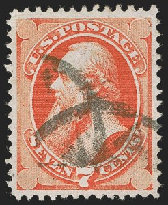 Sale 1245, Lot 1329, 1870-71 National Bank Note Co. Grilled Issue (Scott 134-144)