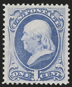 Sale 1245, Lot 1330, 1870-71 National Bank Note Co. Ungrilled Issue (Scott 145-155)