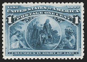 Sale Number 1245, Lot Number 1443, 1c-30c 1893 Columbian Issue (Scott 230-239)