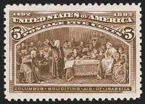 Sale 1245, Lot 1461, 1c-30c 1893 Columbian Issue (Scott 230-239)