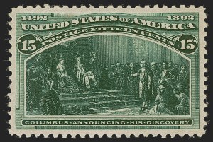 Sale Number 1245, Lot Number 1478, 1c-30c 1893 Columbian Issue (Scott 230-239)