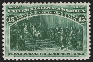 Sale 1245, Lot 1479, 1c-30c 1893 Columbian Issue (Scott 230-239)