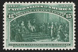 Sale 1245, Lot 1481, 1c-30c 1893 Columbian Issue (Scott 230-239)