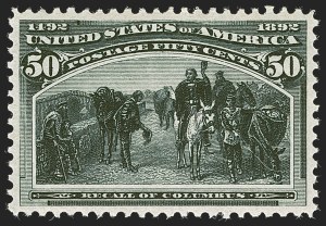 Sale 1245, Lot 1489, 50c-$5.00 1893 Columbian Issue (Scott 240-245)