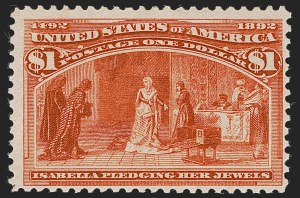 Sale 1245, Lot 1499, 50c-$5.00 1893 Columbian Issue (Scott 240-245)