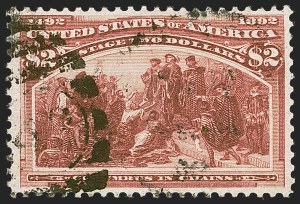 Sale 1245, Lot 1508, 50c-$5.00 1893 Columbian Issue (Scott 240-245)