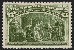 Sale 1245, Lot 1510, 50c-$5.00 1893 Columbian Issue (Scott 240-245)