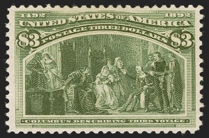Sale 1245, Lot 1511, 50c-$5.00 1893 Columbian Issue (Scott 240-245)