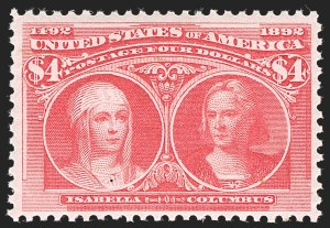 Sale 1245, Lot 1516, 50c-$5.00 1893 Columbian Issue (Scott 240-245)