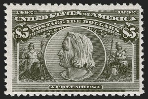 Sale 1245, Lot 1521, 50c-$5.00 1893 Columbian Issue (Scott 240-245)