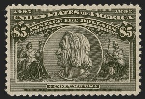 Sale 1245, Lot 1522, 50c-$5.00 1893 Columbian Issue (Scott 240-245)